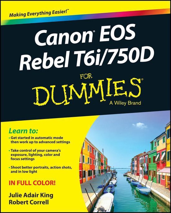 Canon EOS Rebel T6i / 750D For Dummies - cover
