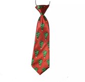 Honden Kerst Stropdas - Dierenkleding - Grote Honden - Groen/Rood - 27 cm