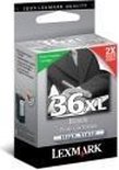 LEXMARK 36XL / 37XL inktcartridge zwart en kleur high capacity zwart: 475 pagina's, kleur: 500 pagina's 2-pack