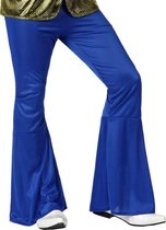 "Donkerblauwe discobroek voor mannen - Verkleedkleding - XL"