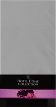 Hotel Home Collection - Jersey Hoeslaken - 80/90x200+30 cm - Zilver Grijs