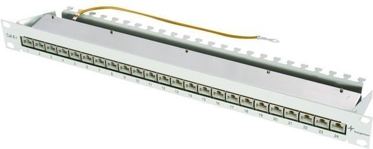 Telegärtner 100007016 24 poorten Netwerkpatchpaneel 483 mm (19) CAT 6 1 HE Ingericht