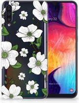 Coque Téléphone pour Samsung Galaxy A50 Case Cover Cornouiller Fleurs