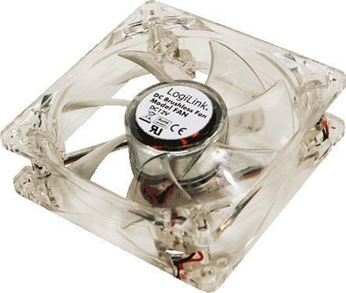 LogiLink FAN104 PC-ventilator Wit (b x h x d) 120 x 120 x 25 mm