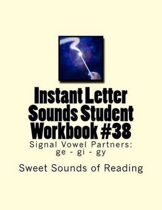 Instant Letter Sounds Student Workbook #38 - cover