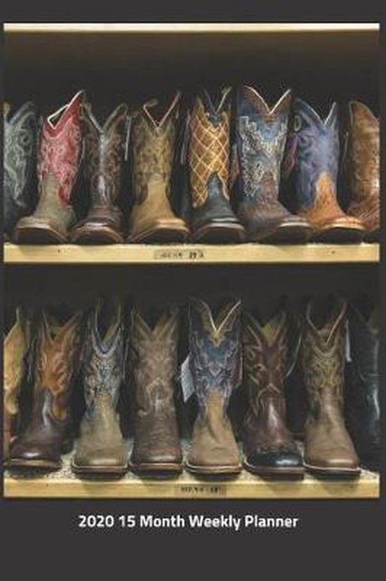 Plan On It 2020 Weekly Calendar Planner Two Step Cowboy Boots, Nine