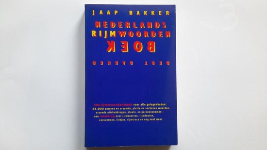Nederlands rijmwoordenboek - cover