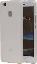 Huawei P9 Lite TPU Achterkant Hoesje Transparant Wit
