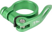 M-wave Zadelpenklem Clampy-qr 31,8 Mm Aluminium Groen