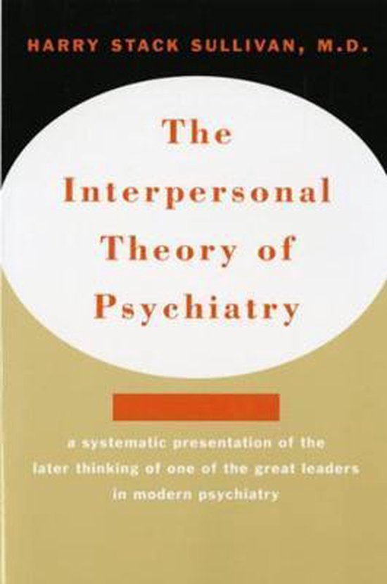 Interpersonal Theory of Psychiatry - cover