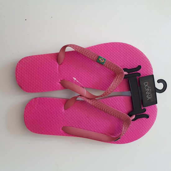 Roze dames slippers, trendy teenslippers verschillende |