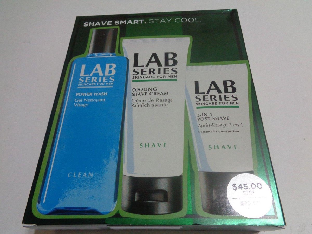 Lab Series Shave Smart. Stay Cool. Men Set 3x