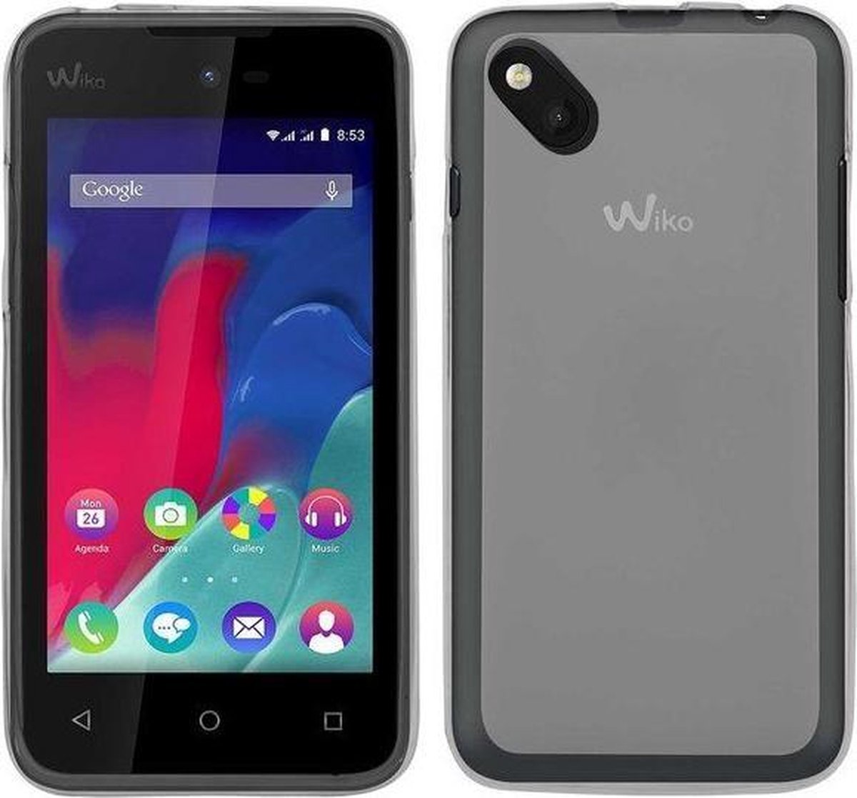 Transparant TPU Telefoonhoesje voor de Wiko Sunset 2