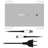 Macally CHARGER61-EU oplader met magnetische USB-C-kabel voor MacBook Pro, MacBook Air en elke laptop met USB-C