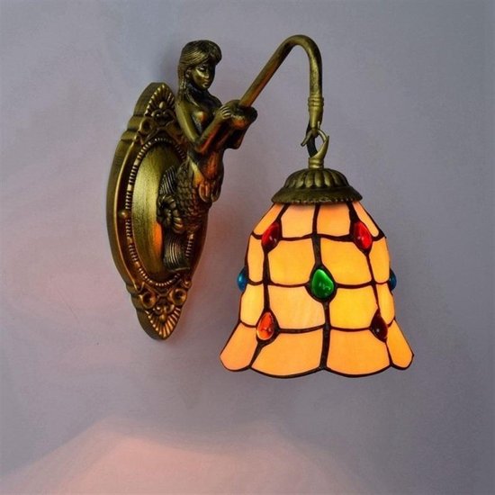 Arroopu Dierlijk Gebrandschilderd Glazen Lamp, Lichtgevende Kattenlamp, Vintage Kattenlampen Gebrandschilderd Glas, Kattenlampen voor