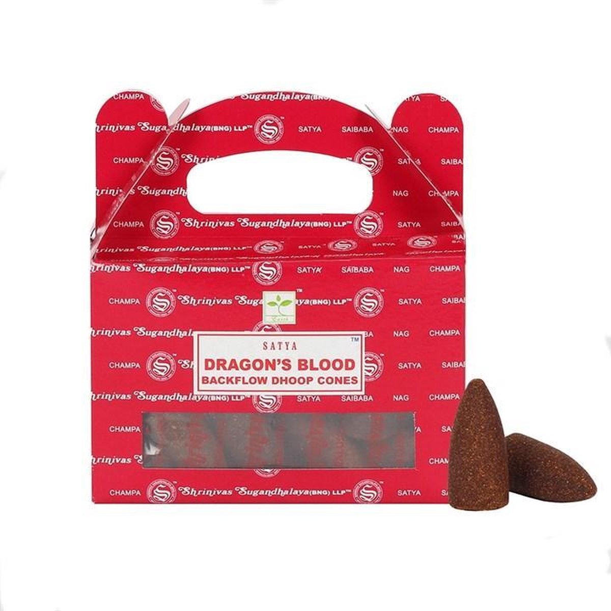 Goedkoopste Green Tree Satya Backflow Cones-Wierook kegels Dragon's Blood