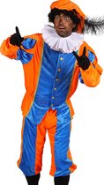 Piet Populair blauw/oranje (mt M)