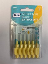 Tepe interdental rager extra soft 0.7mm geel 6 stuks 2 verpakkingen