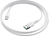 HOCO X33 Surge USB naar USB-C Kabel - 5A Fast Charging Kabel - Snellader Kabel - 1 meter - Wit