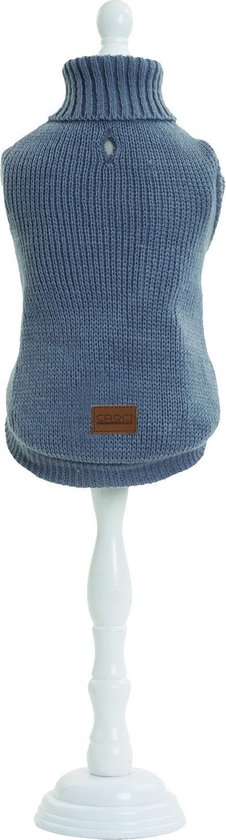 Croci Turtleneck Moscow Grijs - Hondenkleding - 60 cm