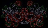 Niiniix Kruikenstad Masker luxe strass embleem Carnaval in Tilburg