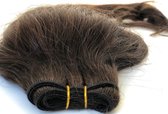 Hairweave bruin weft Weave hair 70/80cm extra lang 100gram Europees haar