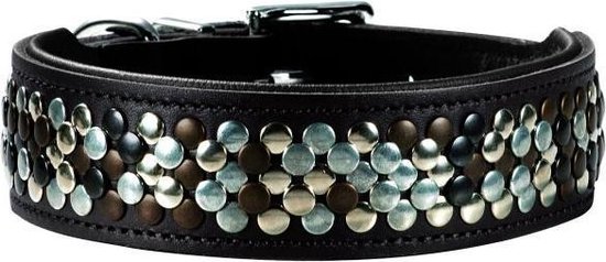 Hunter Halsband Arizona Zwart - 35-43 x 3,9 cm