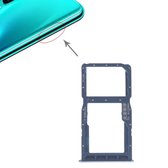 Let op type!! SIM-kaart lade + SIM-kaart lade/micro SD-kaart voor Huawei P30 Lite (blauw)