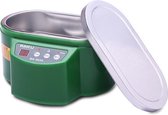 Let op type!! BAKU BK-9050 30W / 50W Adjustable 0.6L LCD Display Ultrasonic Cleaner  AC 220V(Green)