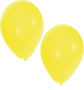 Gele ballonnen 15 stuks