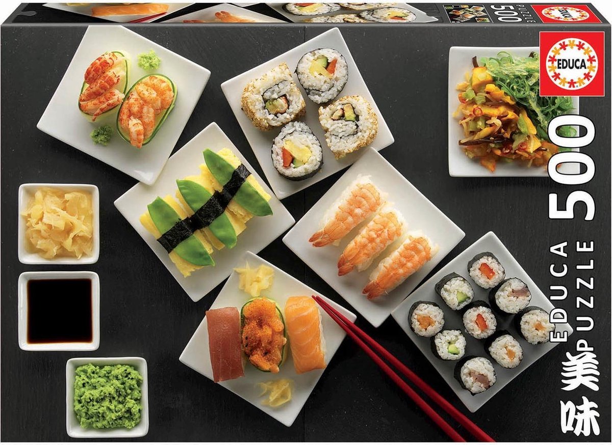 Educap puzzel  500 stukjes - Sushi