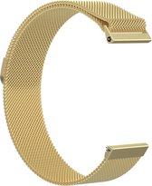Milanees Bandje Fitbit Versa Geelgoud