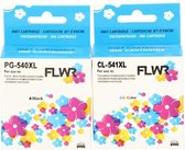 FLWR - Cartouches d'encre / PG-540XL / CL-541XL / 2-pack - Convient pour Canon