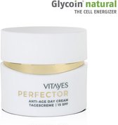 Vitayes PERFECTOR Anti-Age Dagcrème - anti age gezichtscrème, 24-uurs hydratatie voor de huid met SPF15 | 50ml