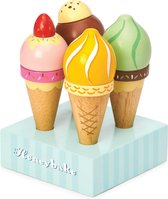 Cornets de crème glacée Le Toy Van Honeybake 4 pièces