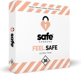 Safe Condooms - Ultra Dun - Feel Safe Ultra Thin - 36 stuks