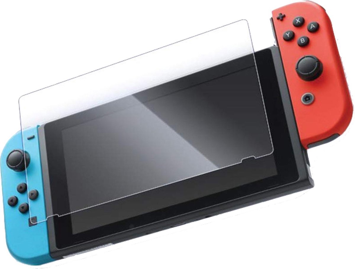 Screenprotector geschikt voor Nintendo Switch Glas - Accessoires Beschermglas Screen Protector