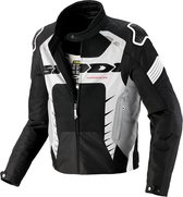 Spidi Warrior Net 2 Black White Textile Motorcycle Jacket 2XL