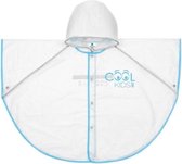 Perletti Regenponcho Junior Maat 98-104 Transparant Blauw