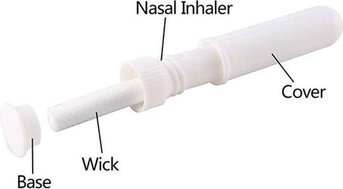 Inhalateur nasal (5 pièces) - Huile essentielle - Pour renifler