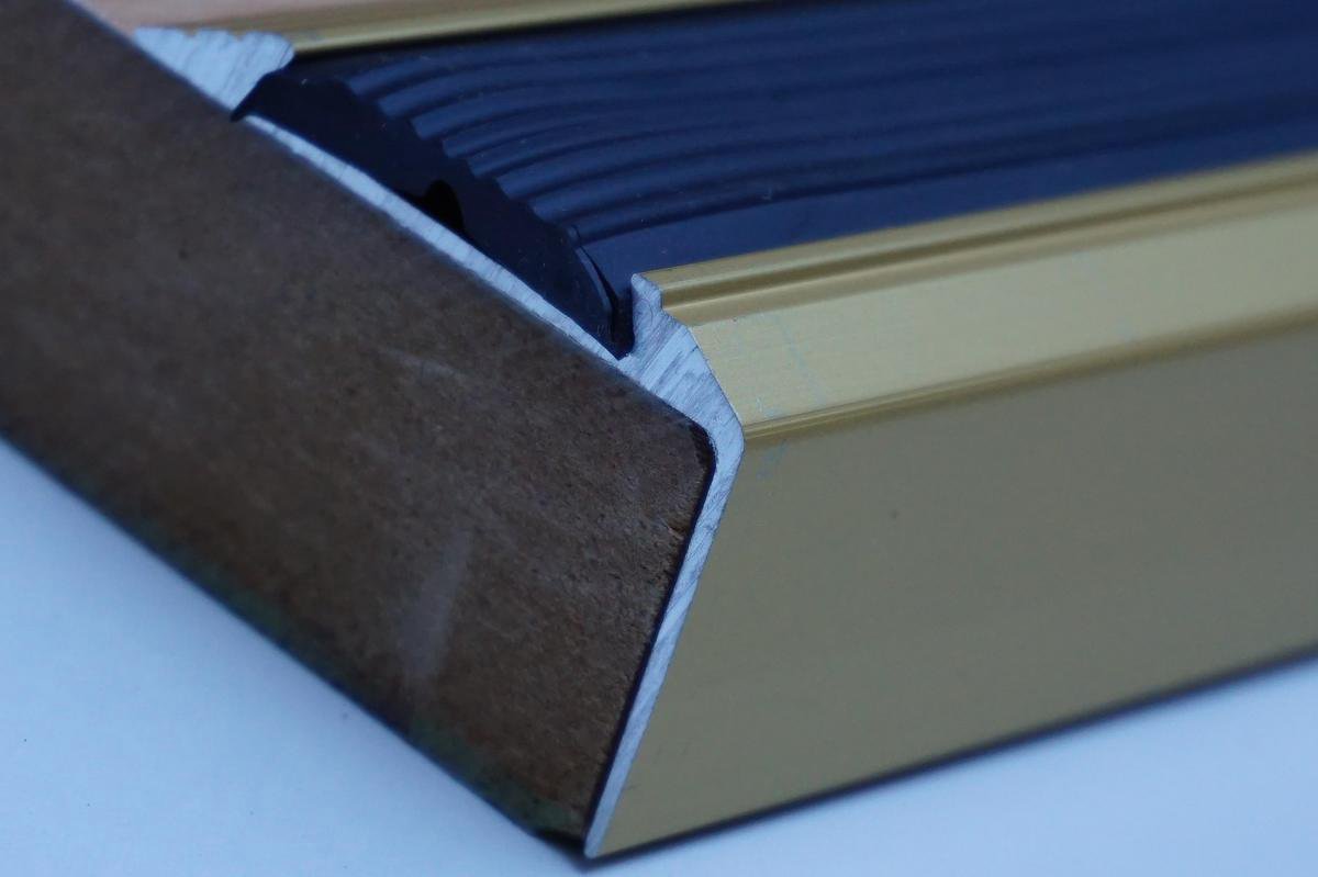 PRINZ Trapprofiel 45x23 mm aluminium goud 100 cm kopen PRINZ Trapprofiel 45x23 mm aluminium goud 100 cm kopen