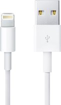 Oplaadkabel – 5V / 2A Snellaad kabel – Lightning - iPhone 5/6/7/8/X/XR – Wit – 1 Meter