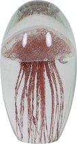 Light&Living - Ornament - Jellyfish - Bordeaux Glas - 16 x Ø9 cm