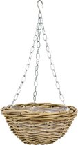 Hanging Basket Riet Grey D30cm