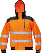 Knoxfield Winterjas pilot jack HV fluor oranje, maat M