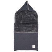 Koeka Voetenzak Runa teddy 0+ (3/5 punts) - dark grey