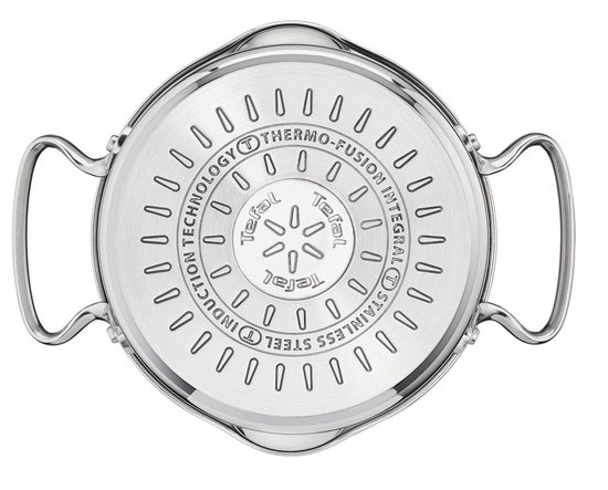 Tefal Duetto+ Pannenset - 4-delig - Geschikt voor Inductie - RVS - Met Deksel
