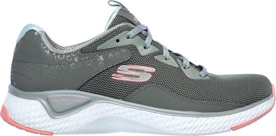 Skechers Solar Fuse Radiant Sun groen sneakers dames (13327 BKPK) | bol.com