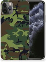 TPU bumper Geschikt voor iPhone 11 Pro Army Dark