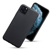 iPhone 11 Pro hoesje, gel case, mat zwart | GSM Hoesje / Telefoonhoesje Geschikt Voor: Apple iPhone 11 Pro